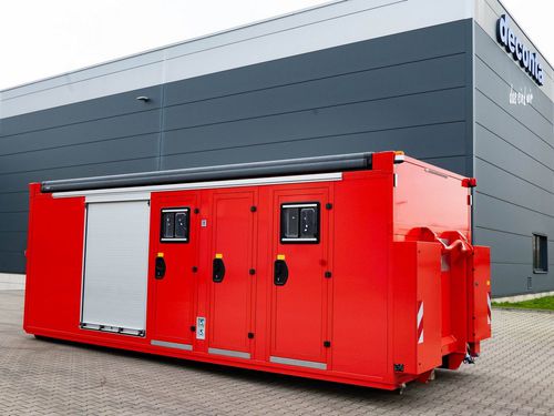 Contenedor para almacenamiento - Decon P - deconta GmbH - de seguridad / de laboratorio / de aluminio
