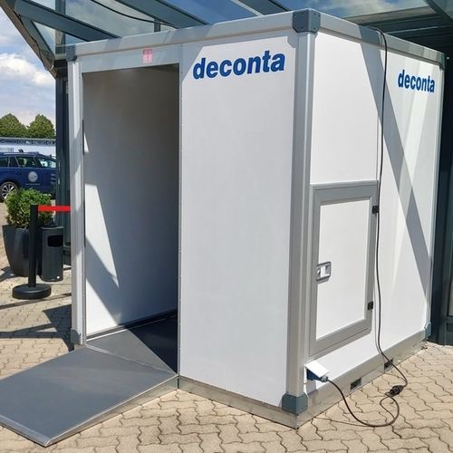 Unidad de descontaminación de túnel - deconta GmbH - por pulverización / con niebla / para objetos