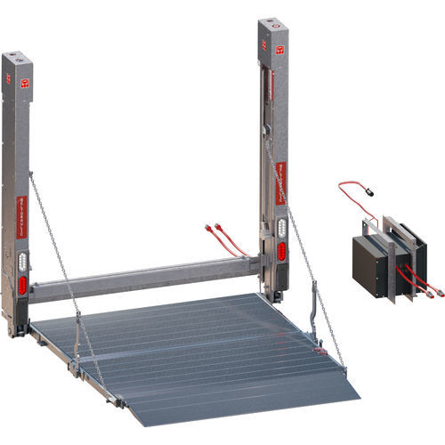 Puerta elevadora de columna - RISE Robotics - para camión / para grandes cargas / para maletas