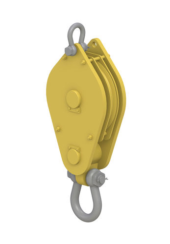 Pasteca de rodillos - Ropeblock B.V - para cable / de aluminio / cojinete