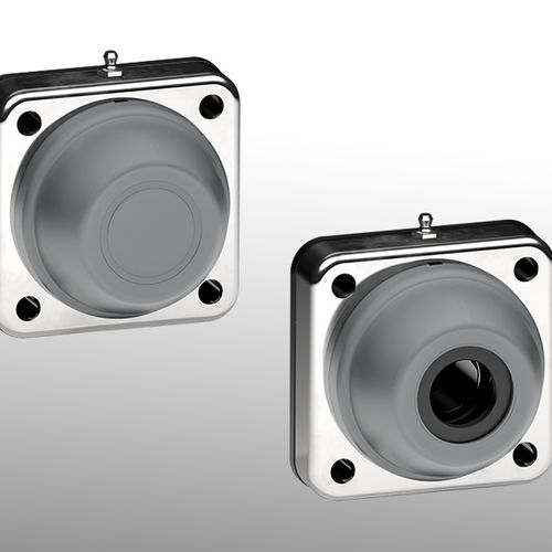 Soporte cojinete de PP - UCF/CA series - Tecom - de NBR / de latón niquelado / de acero inoxidable