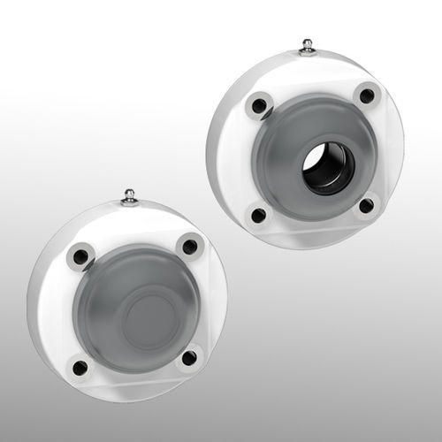 Soporte cojinete de polipropileno - UCFC 207 C - Tecom - de PA / de NBR / de latón niquelado