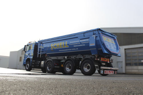 Semirremolque para obras - SKM 31/2 SR - Fahrzeugbau KEMPF GmbH - para vehículos / de 2 ejes