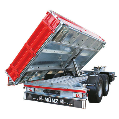 Volquete de acero - TDK-L series - Münz Fahrzeugbau GmbH & Co. KG - de 3 vías / de 2 ejes