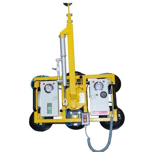 Elevador de ventosas para placa de vídrio - DSK2-12V - Norbert Wienold GmbH - eléctrico / alimentado por batería / rotativo