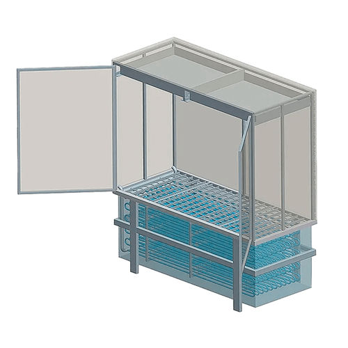 Refrigerador de agua - TALLERES FARRAÚS sl. - para frutas y hortalizas / de acero inoxidable / de alta velocidad
