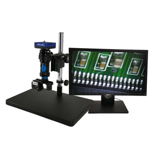 Microscopio con control manual - iVideo-6050 - Mikrosize - óptico / para la inspección de soldaduras / industrial