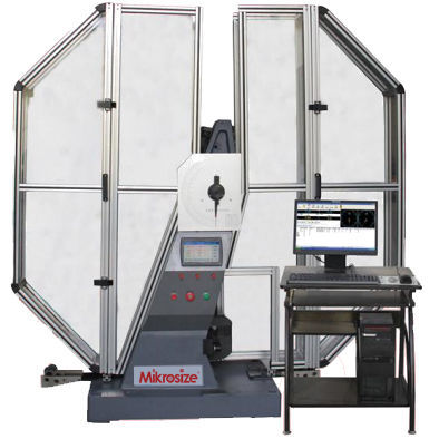 Máquina de prueba de impacto - Mikrosize - controlada por ordenador / de materiales / de gran estabilidad