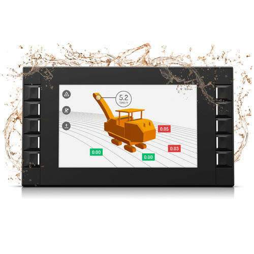 Panel PC con pantalla táctil multipuntos - CCpilot V710 - CrossControl AB - pantalla táctil capacitiva PCAP / retroiluminación LED / IPS LCD