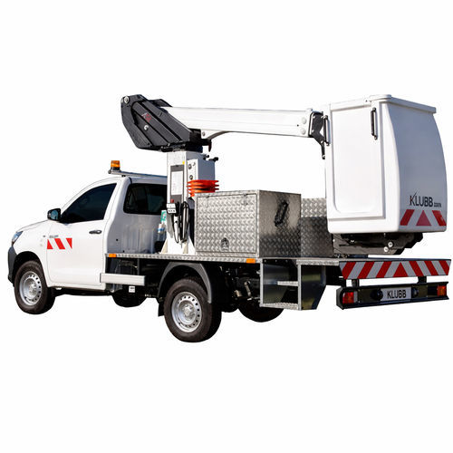 Cesta telescópica móvil - KL26 HiLux - KLUBB - montada en camión / alimentada por batería / de gas