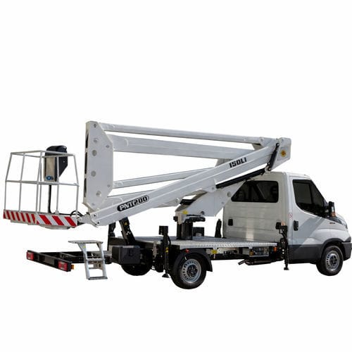 Cesta articulada móvil - PNT200 HE - KLUBB - montada en camión / montada en furgoneta / hidráulica
