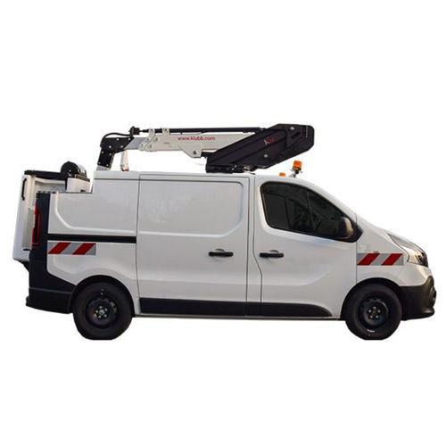 Cesta telescópica montada en furgoneta - K20L - KLUBB - hidráulica / de exterior