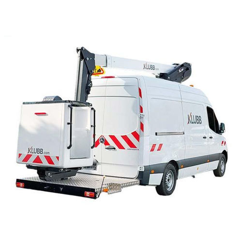 Cesta telescópica montada en furgoneta - KL38P - KLUBB - de gas / para aplicaciones múltiples
