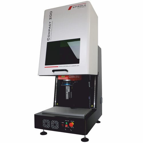 Sistema de marcado láser - Compact 200  - SPIROLA Elektronik GmbH - de placas identificativas / para data matrix / de códigos de barras