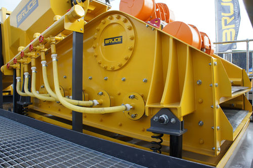 Criba limpiadora - Bruce Engineering - para obra de construcción / para carga pesada / de acero inoxidable