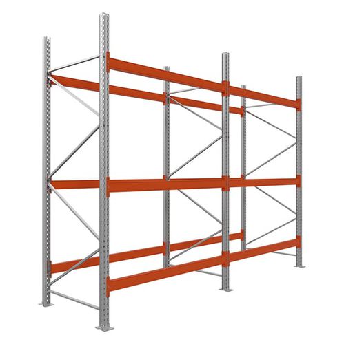 Sistema de estanterías con paleta - W.S. Worldwide Shelving GmbH - para depósito de almacenamiento / ajustable / modular