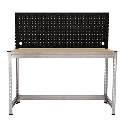 Banco de trabajo de metal - W.S. Worldwide Shelving GmbH - con panel portaherramientas / para cargas pesadas