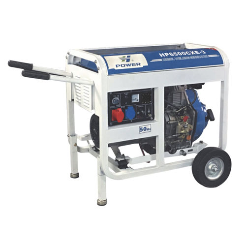 Grupo electrógeno diésel - HP6500CXE-3 - ANHUI H-POWER MACHINERY CO., LTD. - monofásico / trifásico / 50 Hz