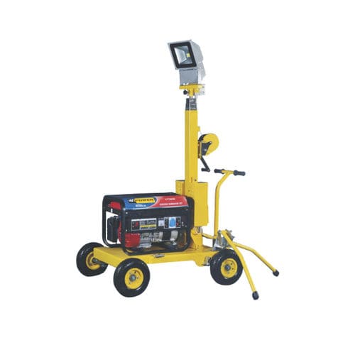 Torre de iluminación LED - GLT-2500-2	 - ANHUI H-POWER MACHINERY CO., LTD. - con motor de gasolina / monofásica
