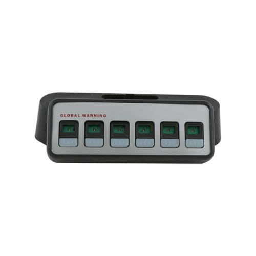 Caja botonera con 6 botones - 1004072 - C.O.B.O. SpA - IP66 / con indicador LED
