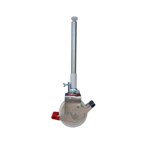 Rueda con aro - WS-00010 - ASCEND ACCESS SYSTEMS SCAFFOLDING LLC - de nailon / con reducción de ruido