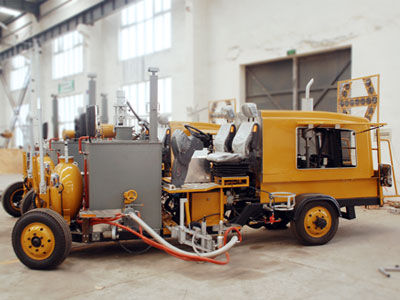 Máquina de marcado por pulverización - AC-BTS - ASIAN CONSTRUCTION EQUIPMENT GROUP CO., LTD. - móvil / industrial / para bombonas