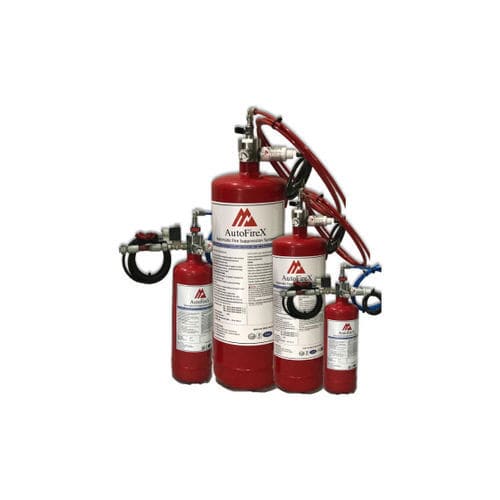 Sistema de extinción de incendios con agente limpio - DLP  - Auto FireX LLP - automático / de espuma