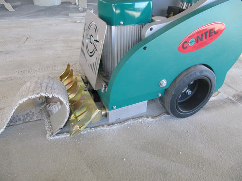 Raspador para suelo - BULL 2 - CONTEC GmbH - de metal