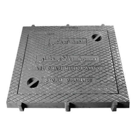 Tapa de registro de hierro fundido - Crescent Foundry Company Pvt. Ltd Co Pvt. Ltd. - cuadrada / redonda / rectangular