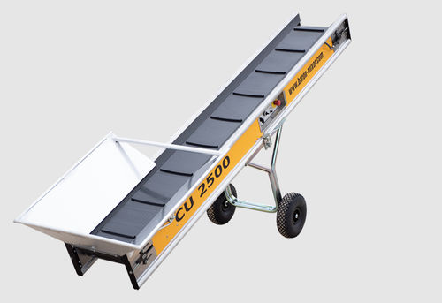 Transportador de banda - CU2500 - BARON A/S - inclinado / de transporte / de manipulación