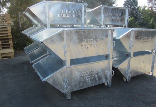 Contenedor IBC de acero inoxidable - ALTRAD Baumann GmbH - de almacenamiento / de transporte / apilable
