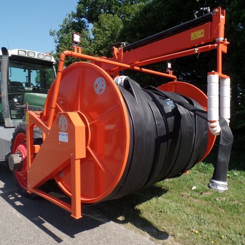 Enrollador de tubo - AP Machinebouw B.V. - retráctil / para agua / fijo