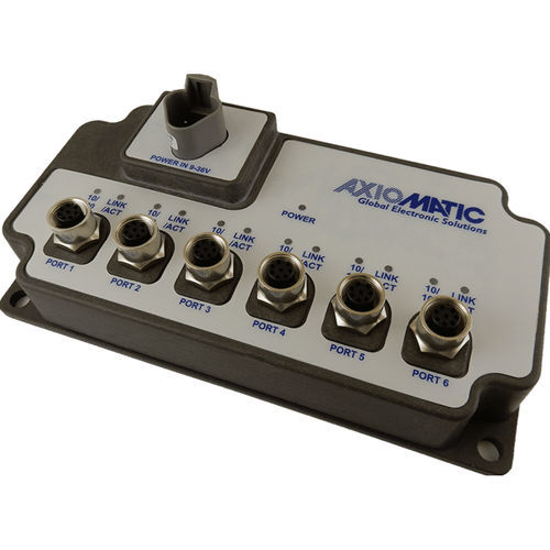 Conmutador Ethernet no administrable - AX140700C  - Axiomatic Technologies Corporation - 6 puertos / LAN