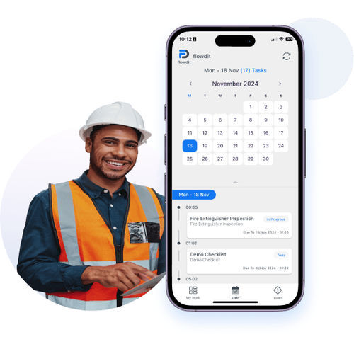 Aplicación móvil de automatización - Task Management - flowdit - de gestión / de creación / de filmación de inspección