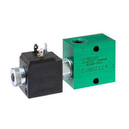 Electroválvula de control directo - EV-08-2X - CBF S.r.l. - de 2/2 vías / hidráulica / aceite