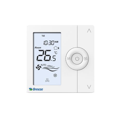 Termostato programable - BC103-4ADM - Beijing Breeze Technology Co.,Ltd - de pared / con membrana aflorante / para montaje en superficie