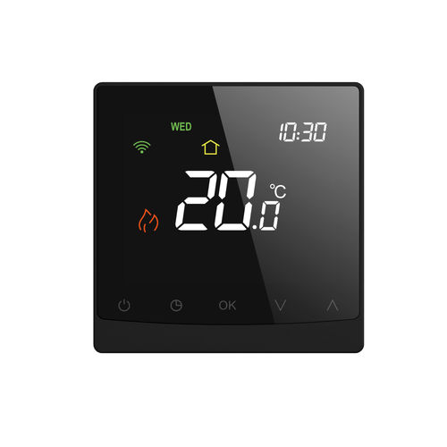 Termostato programable - BC205W-T - Beijing Breeze Technology Co.,Ltd - de pared / con membrana aflorante / para montaje en superficie