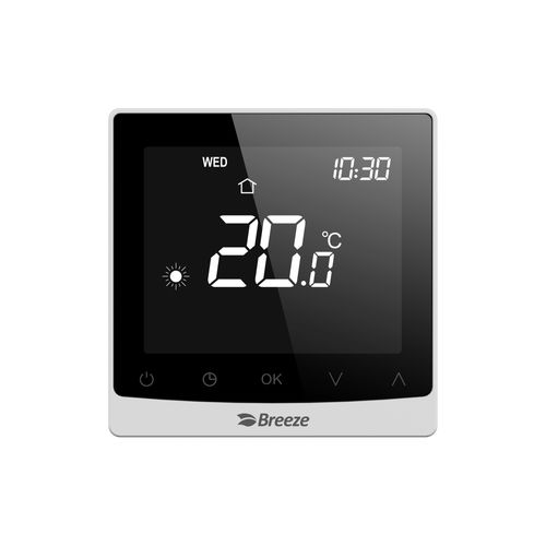 Termostato programable - BC205-E - Beijing Breeze Technology Co.,Ltd - de pared / con membrana aflorante / para montaje en superficie