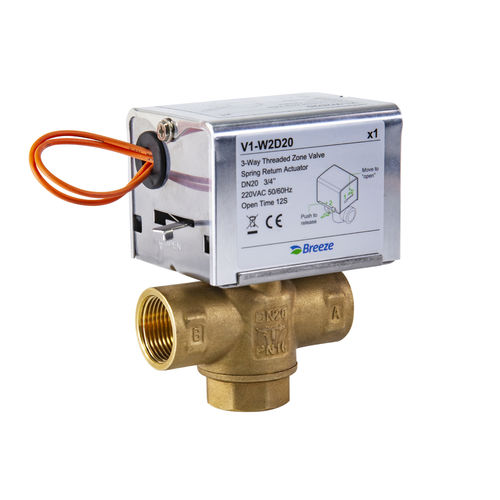 Válvula eléctrica - V1 - Beijing Breeze Technology Co.,Ltd - de control de caudal / para agua / hembra
