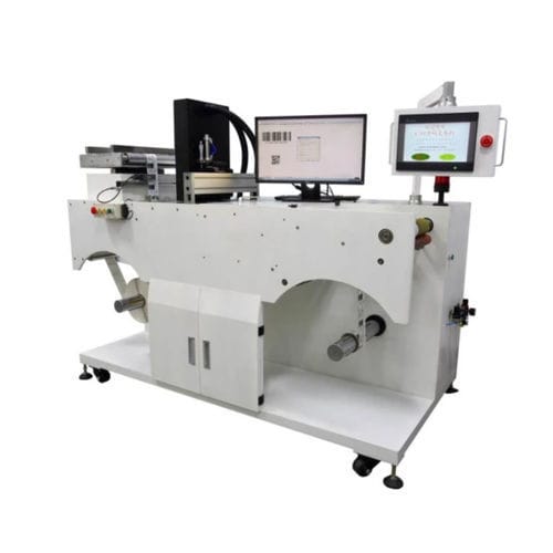 Enrollador-desenrollador de etiquetas - Shanghai Danmajet Digital Tech Co.,Ltd - automático / motorizado / de rodillos