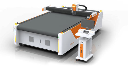 Máquina de corte con cuchilla oscilante - HTY - Jinan Red Sun CNC Equipment Co., Ltd. - para materiales compuestos / para fibra de vidrio / de perfiles