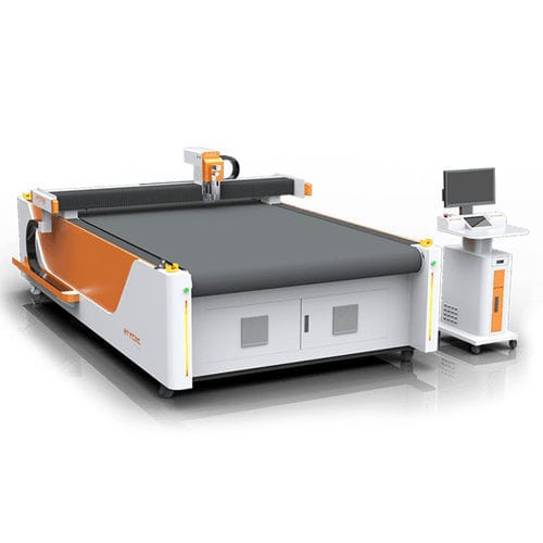 Máquina de corte con cuchilla oscilante - HTY - Jinan Red Sun CNC Equipment Co., Ltd. - para cuero / de perfiles / CNC