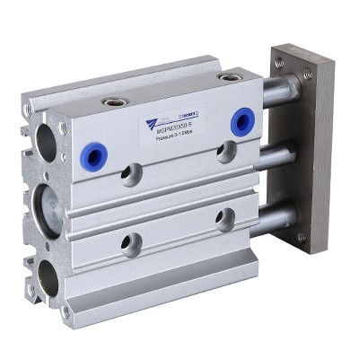 Cilindro neumático - MGP - Ningbo Phen Automation Co., Ltd - con varilla de pistón guiada / de doble efecto