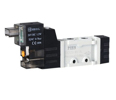 Electroválvula de control directo - SY - Ningbo Phen Automation Co., Ltd - de 5 vías / aire / de control