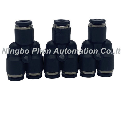 Racor neumático - PY - Ningbo Phen Automation Co., Ltd - push-in / en Y / de plástico