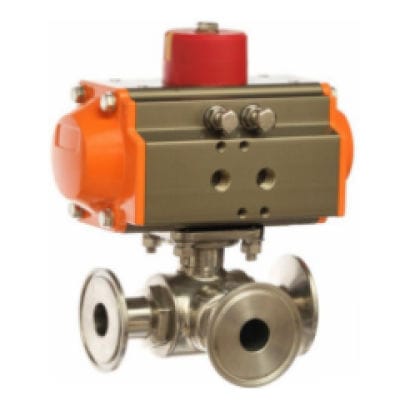 Válvula de bola - Ningbo Phen Automation Co., Ltd - neumática / de regulación de caudal / para aire