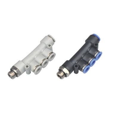 Racor neumático - PKB - Ningbo Phen Automation Co., Ltd - push-in / en Y / BSPT