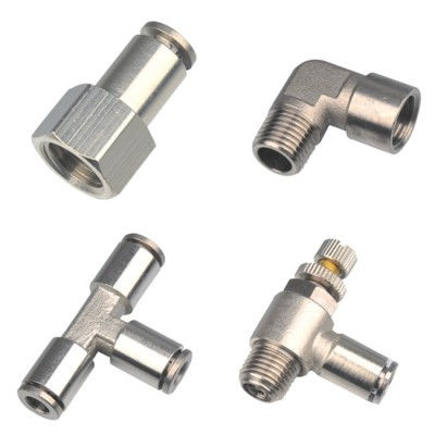 Racor neumático - T - Ningbo Phen Automation Co., Ltd - roscado / push-in / en T