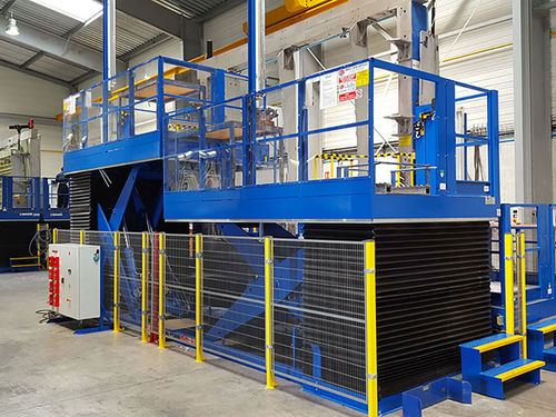 Plataforma elevadora fija -  PEP - ACI élévation - para almacén industrial / para la aeronáutica