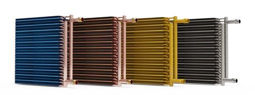 Batería de intercambio para la refrigeración industrial - Intersam - a medida / aletada / de acero inoxidable